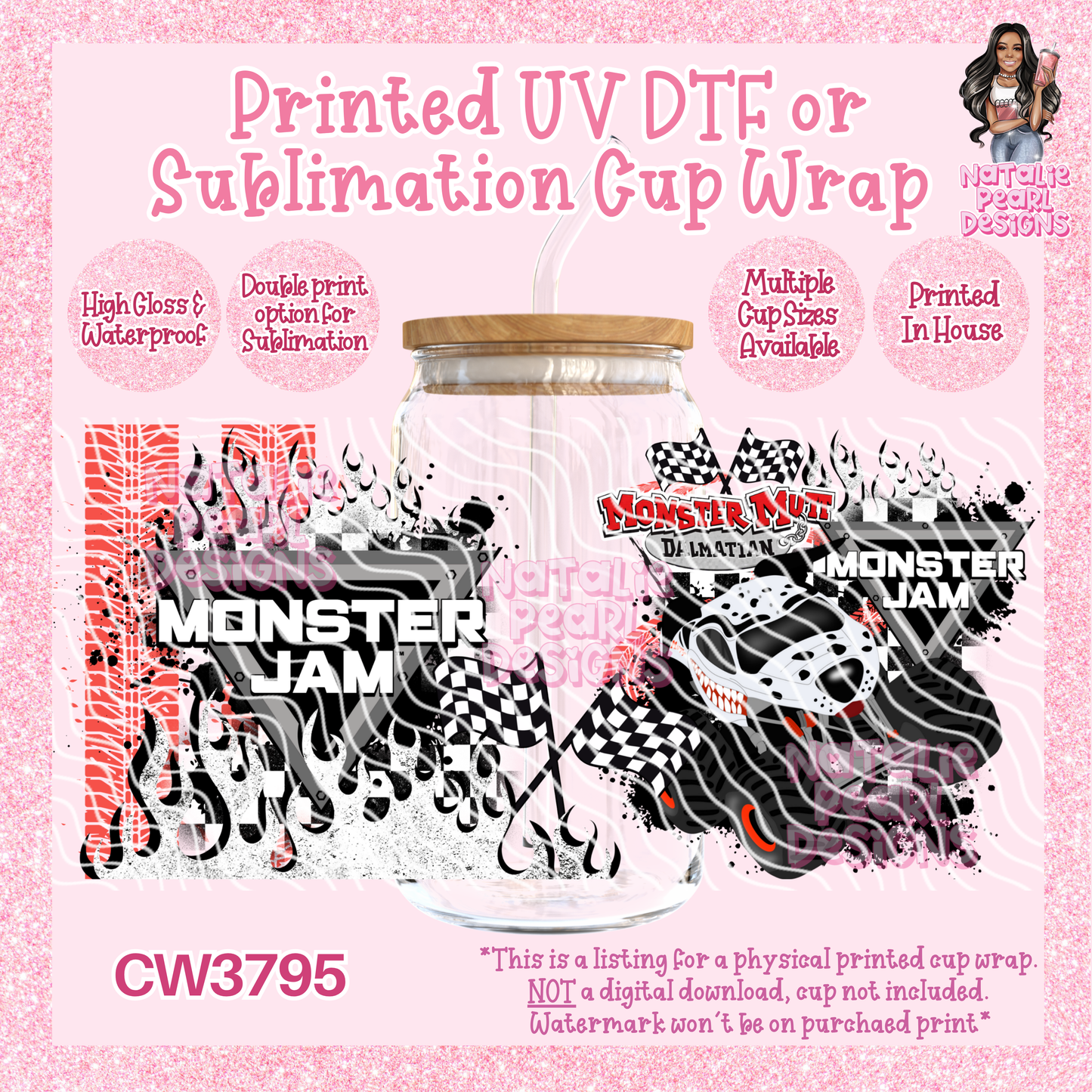 CW3795 UV DTF/SUB Cup Wraps