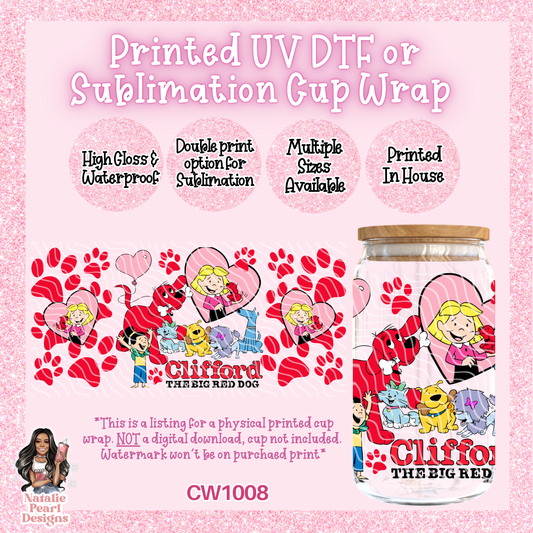 CW1008 UV DTF/SUB Cup Wrap