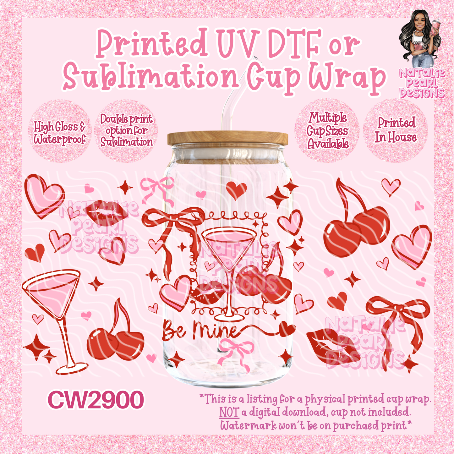 CW2900 UV DTF/SUB Cup Wraps