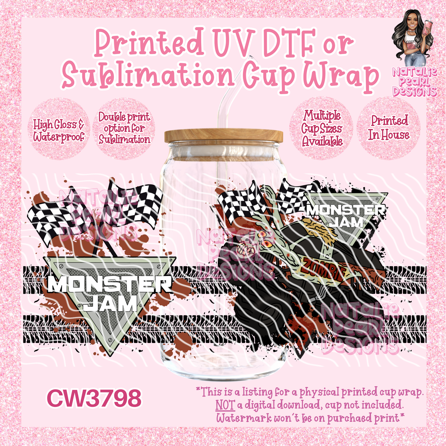CW3798 UV DTF/SUB Cup Wraps