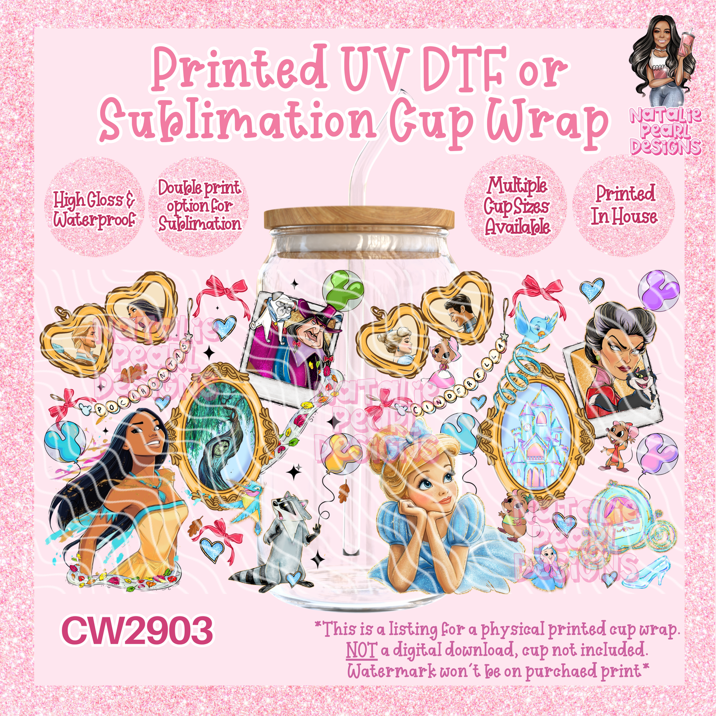 CW2903 UV DTF/SUB Cup Wraps