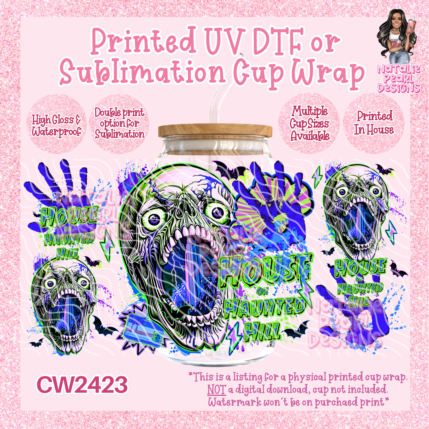 CW2423 UV DTF/SUB Cup Wraps