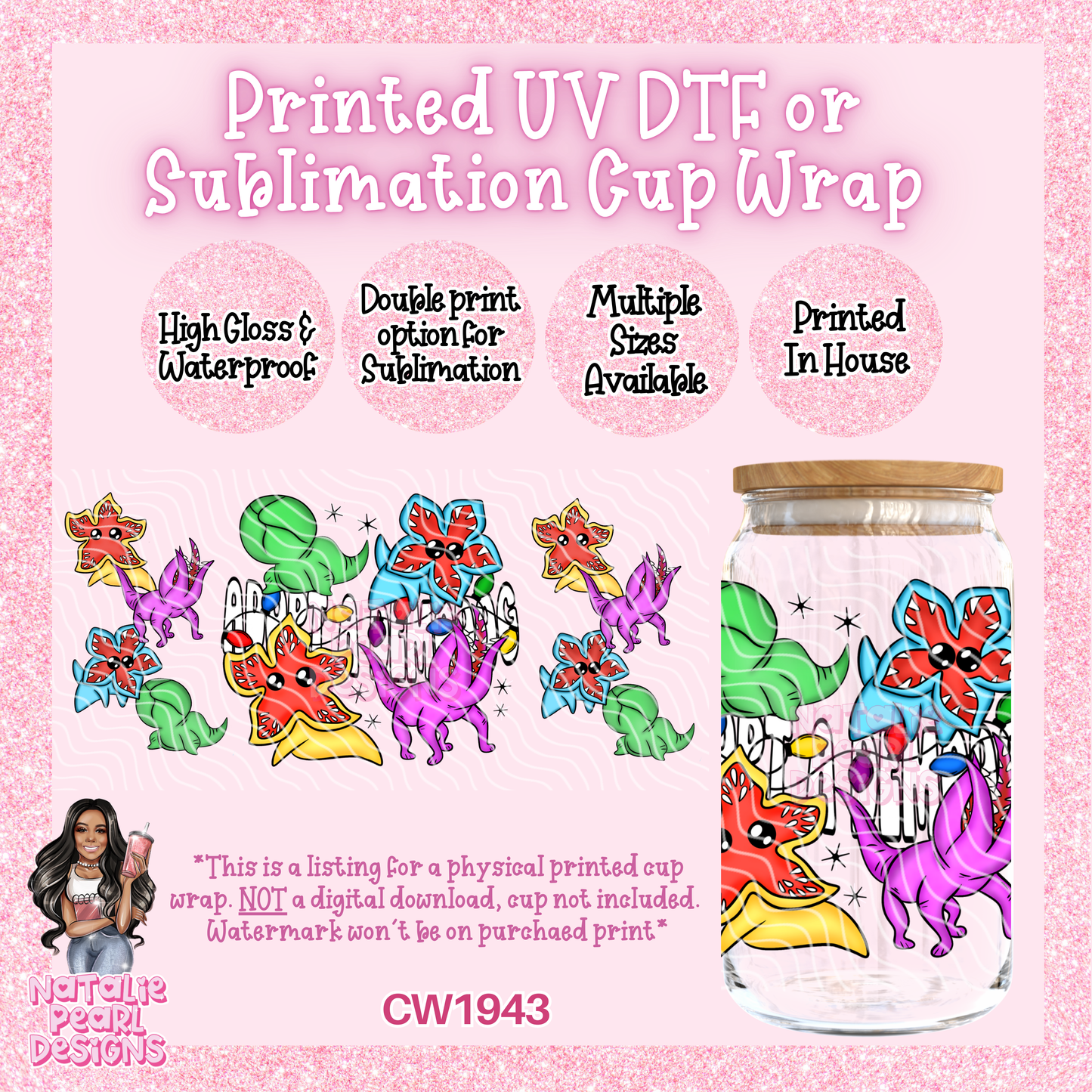 CW1943 UV DTF/SUB Cup Wraps