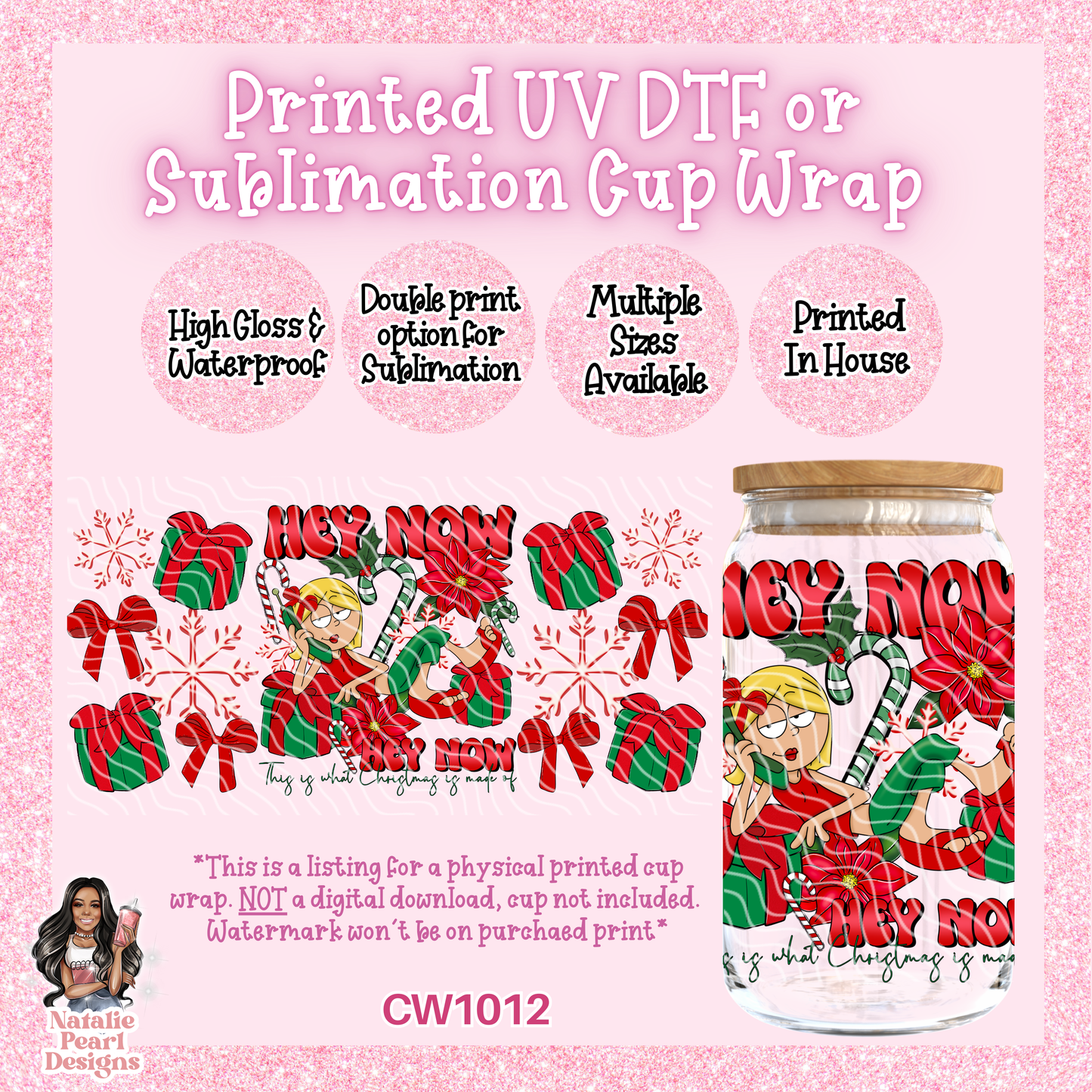 CW1012 UV DTF/SUB Cup Wrap