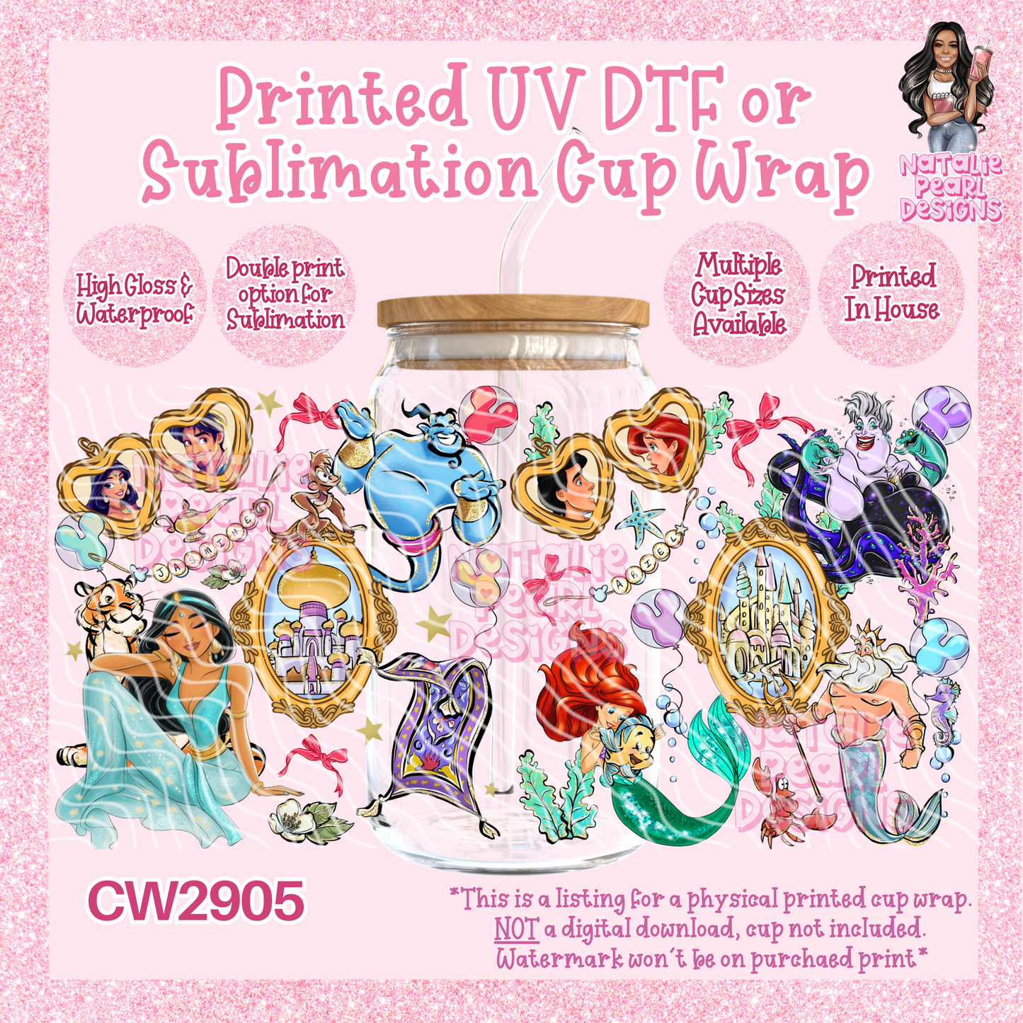 CW2905 UV DTF/SUB Cup Wraps