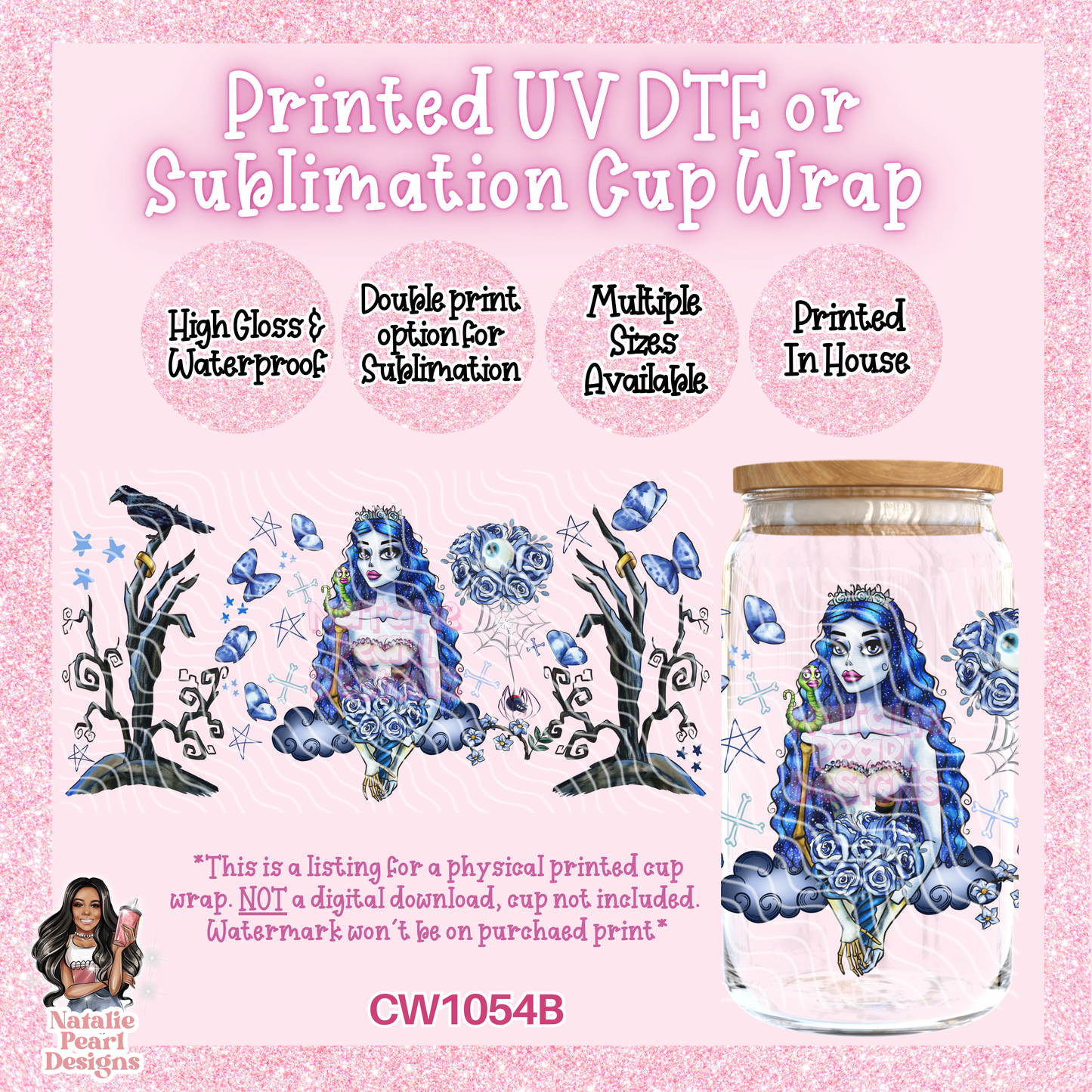 CW1054B UV DTF/SUB Cup Wrap