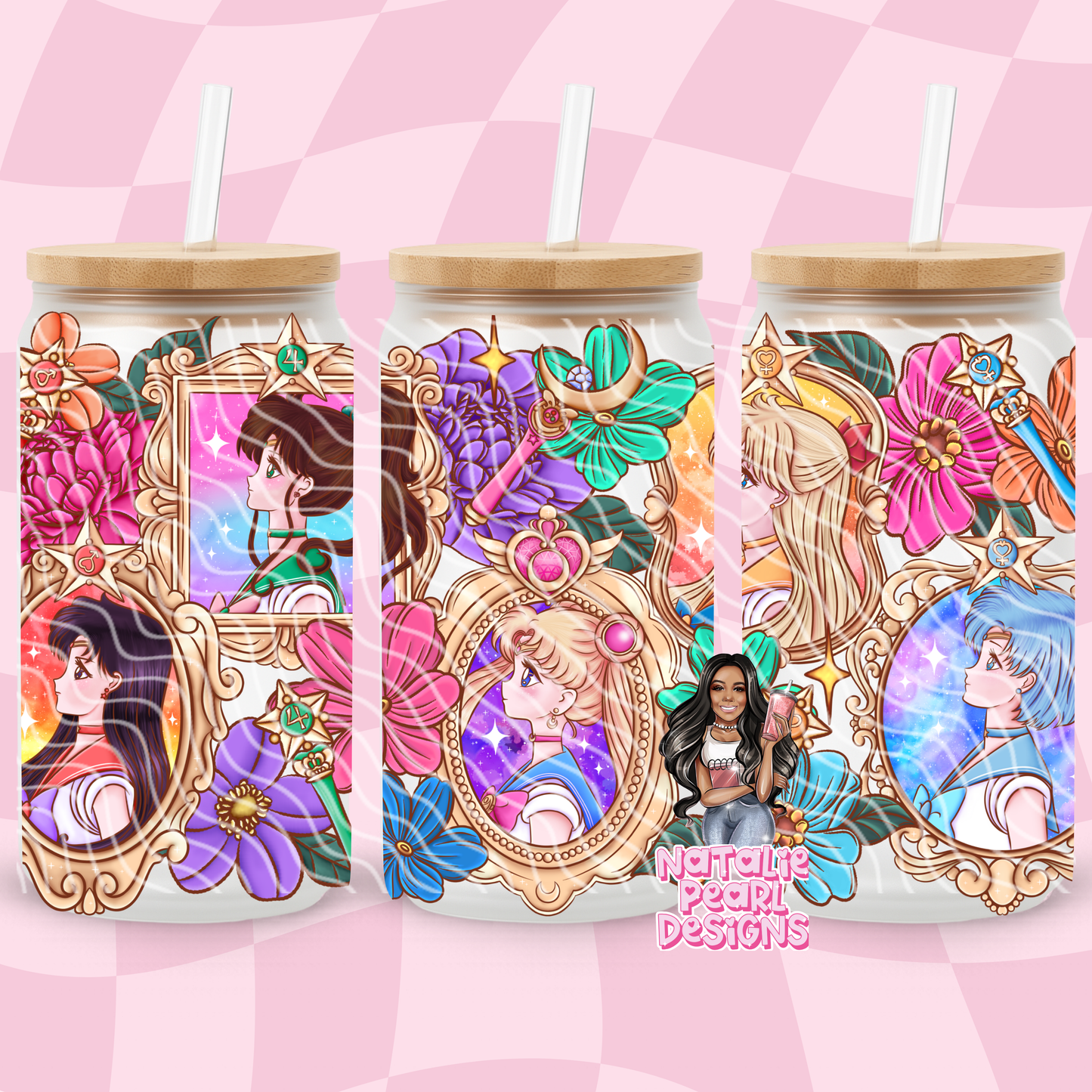 Gallery Girls Glass Cans