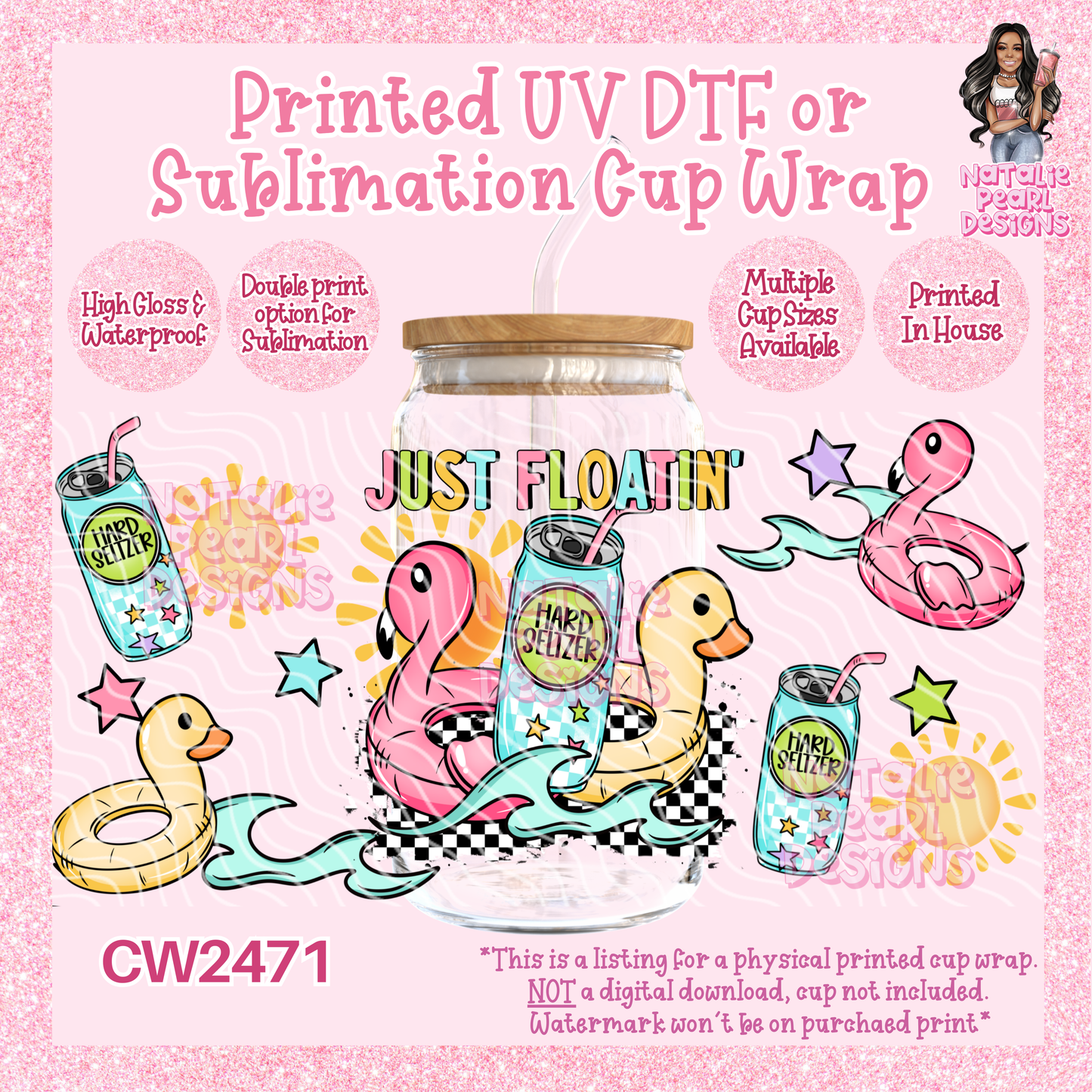 CW2471 UV DTF/SUB Cup Wraps