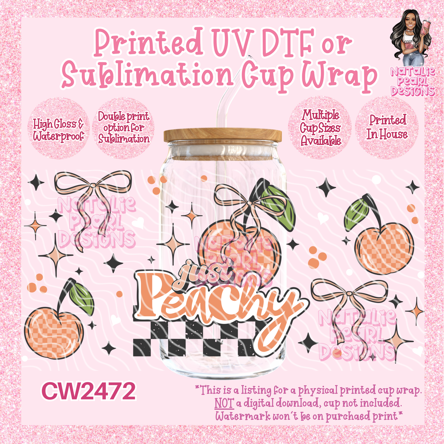 CW2472 UV DTF/SUB Cup Wraps