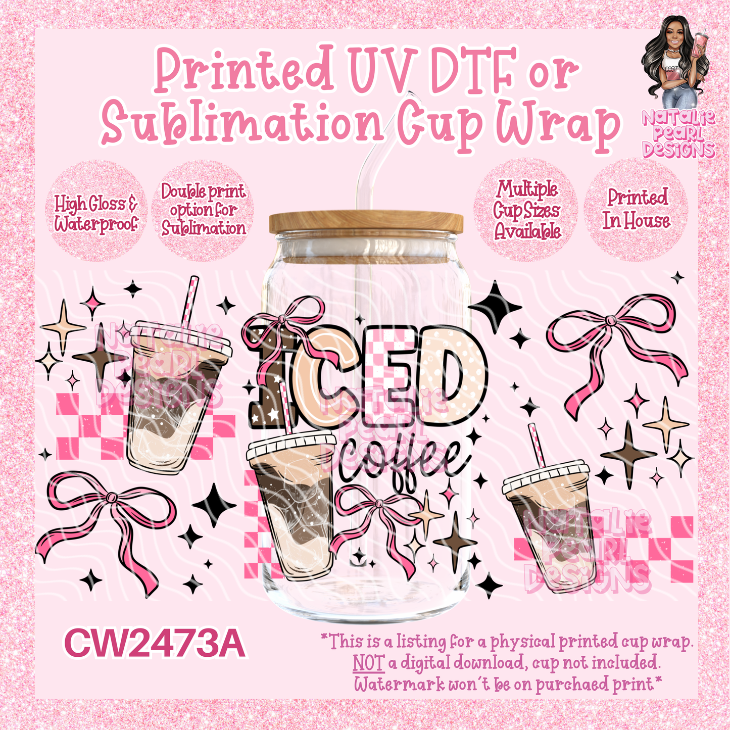 CW2473A UV DTF/SUB Cup Wraps