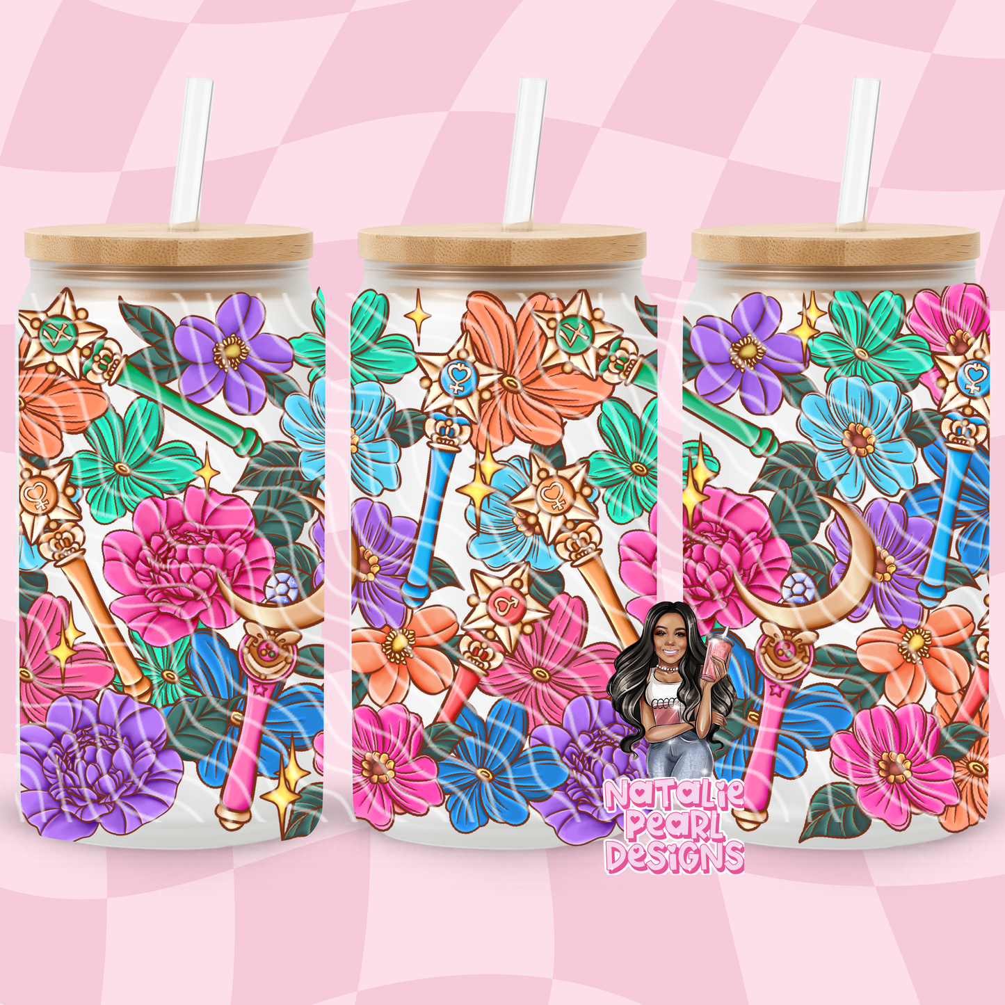 Gallery Girls Glass Cans