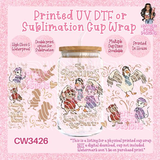 CW3426 UV DTF/SUB Cup Wraps