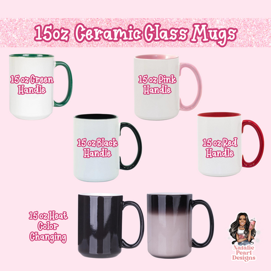 Ceramic Mugs 15oz