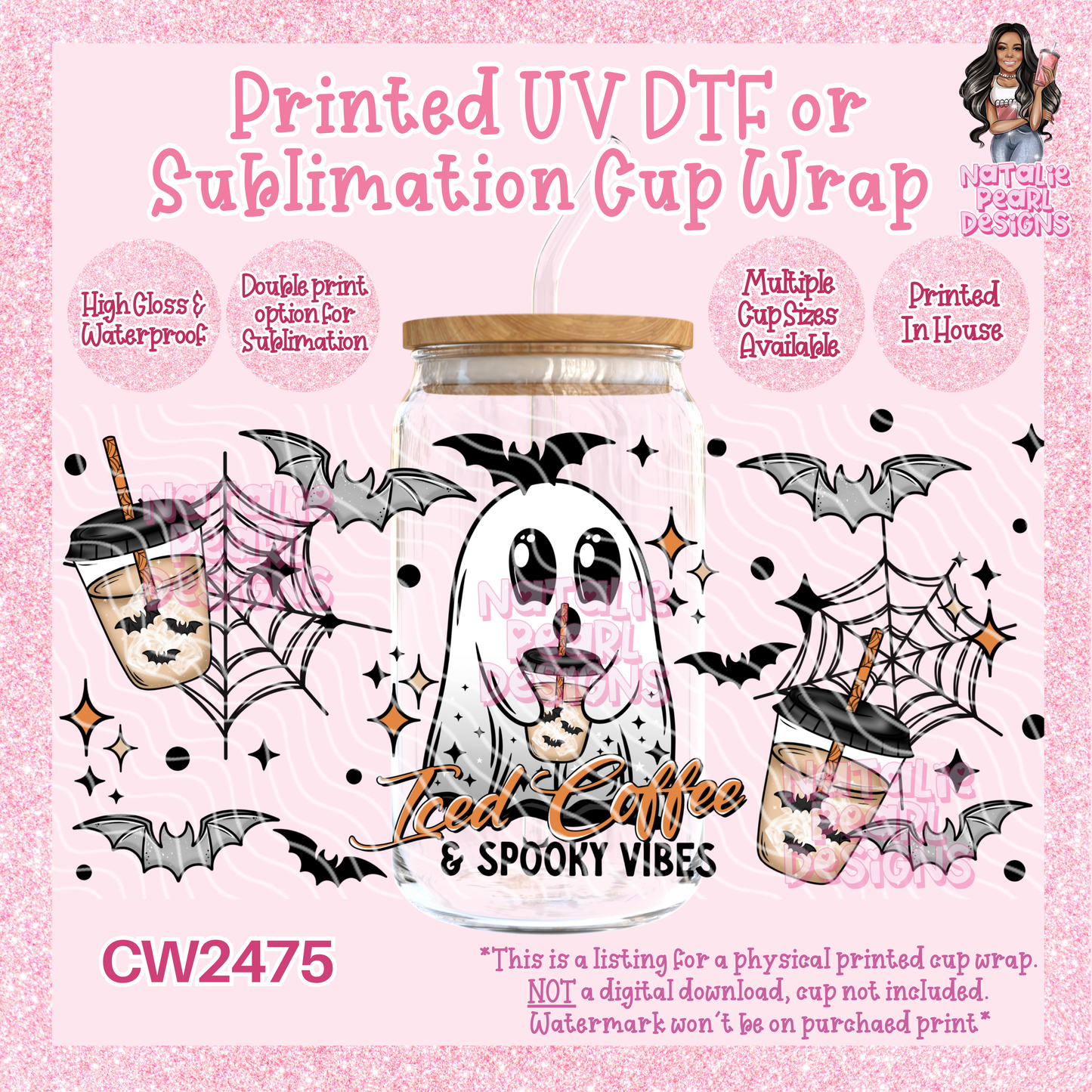 CW2475 UV DTF/SUB Cup Wraps