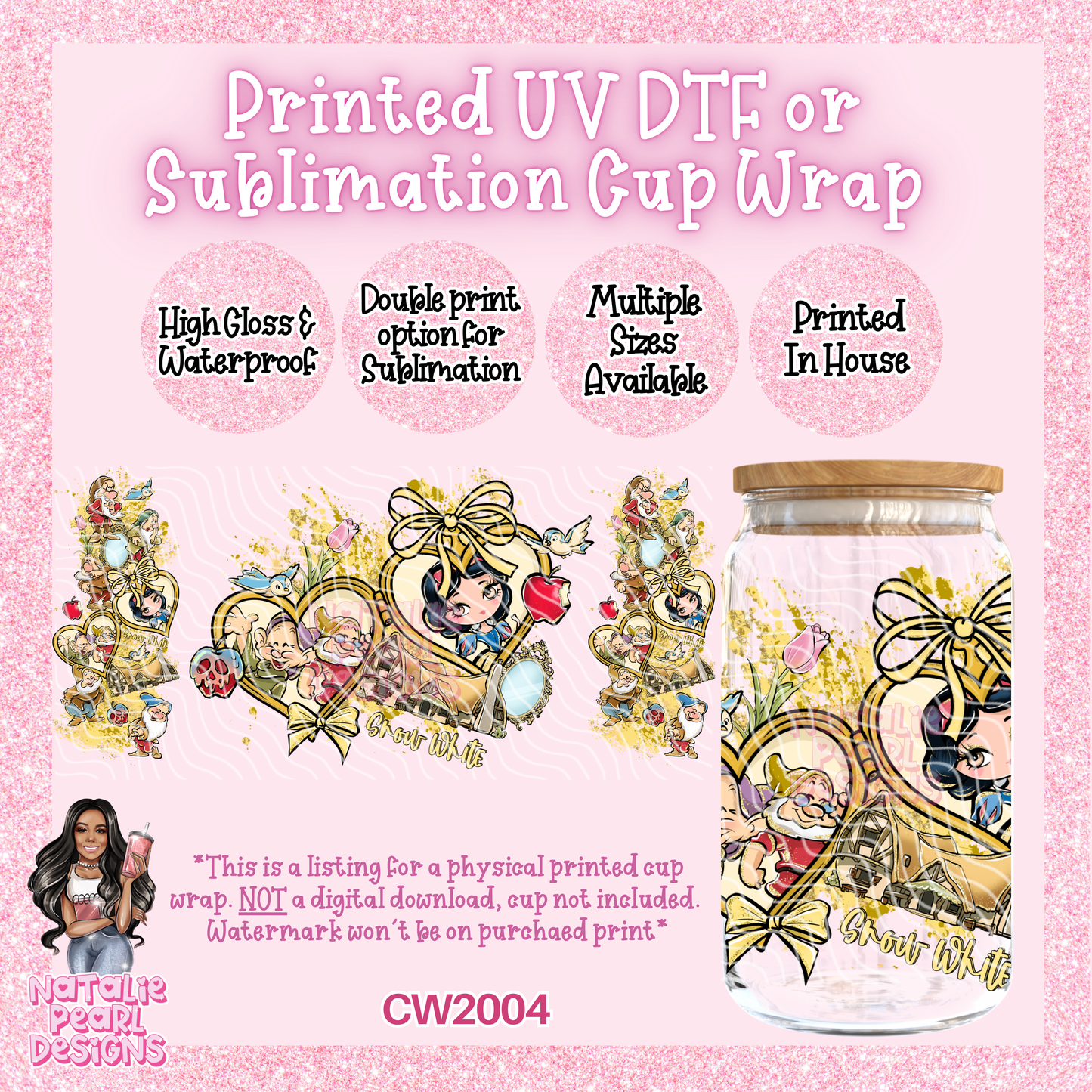 CW2004 UV DTF/SUB Cup Wraps
