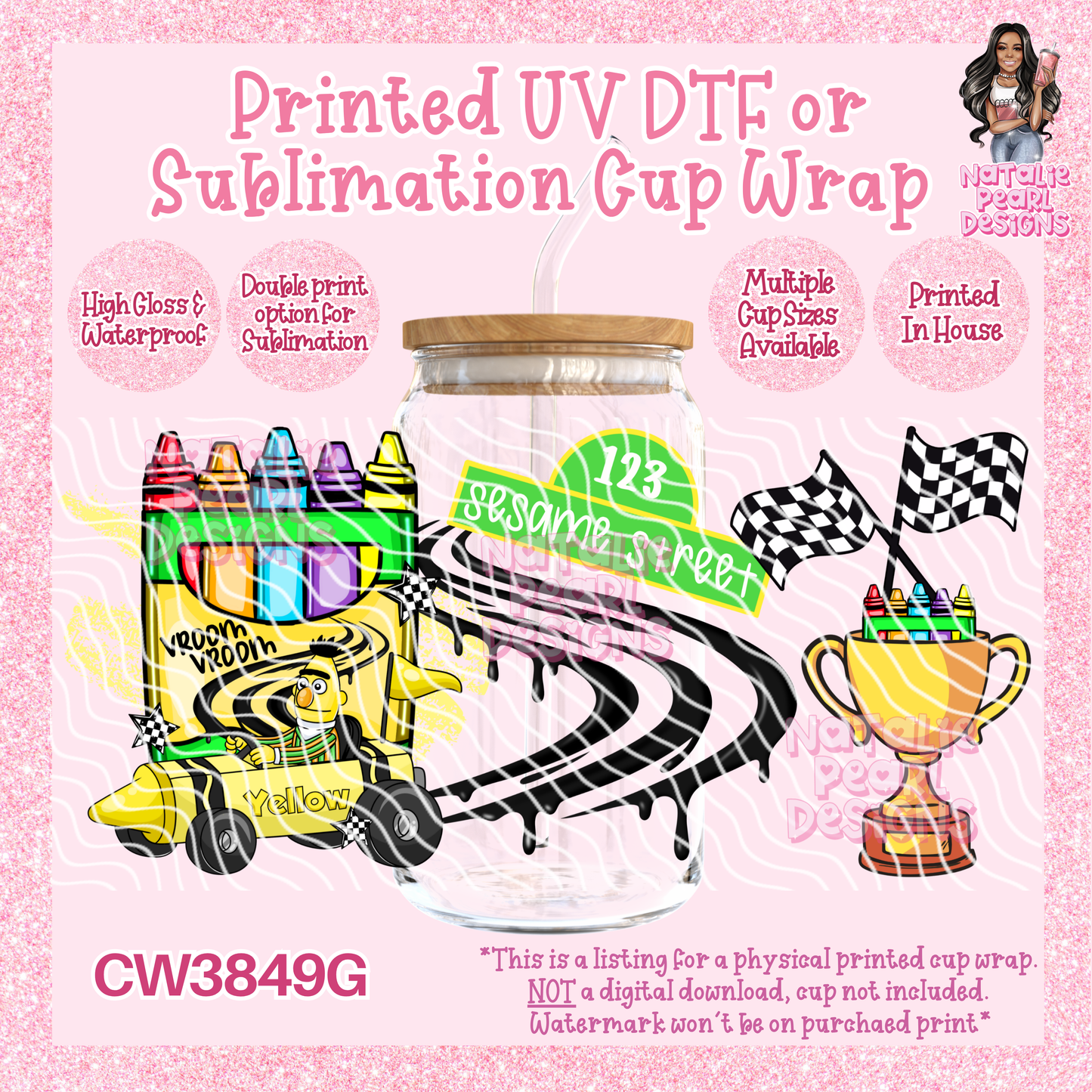 CW3849G UV DTF/SUB Cup Wraps