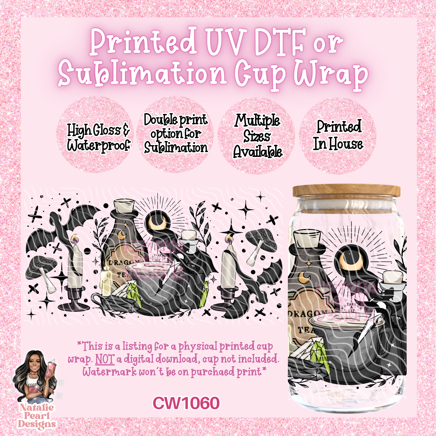 CW1060 UV DTF/SUB Cup Wrap