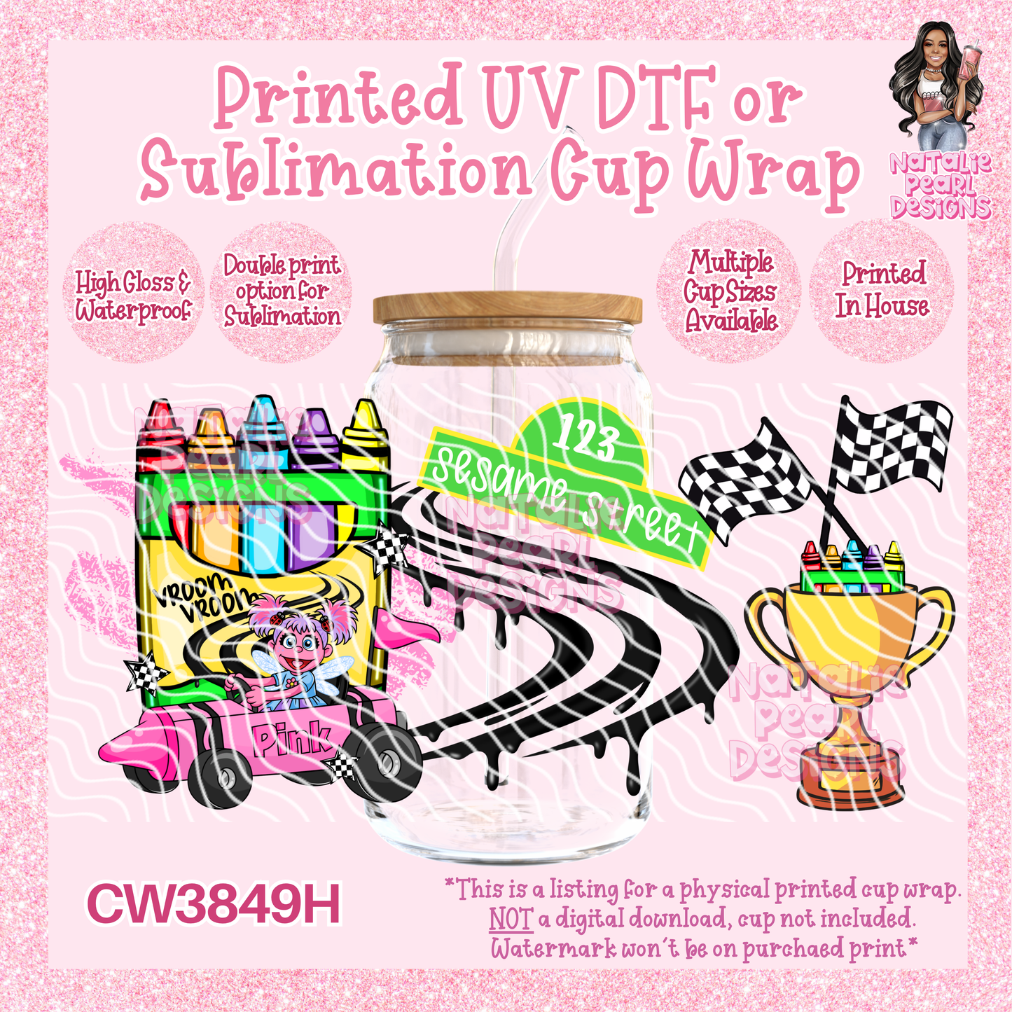 CW3849H UV DTF/SUB Cup Wraps