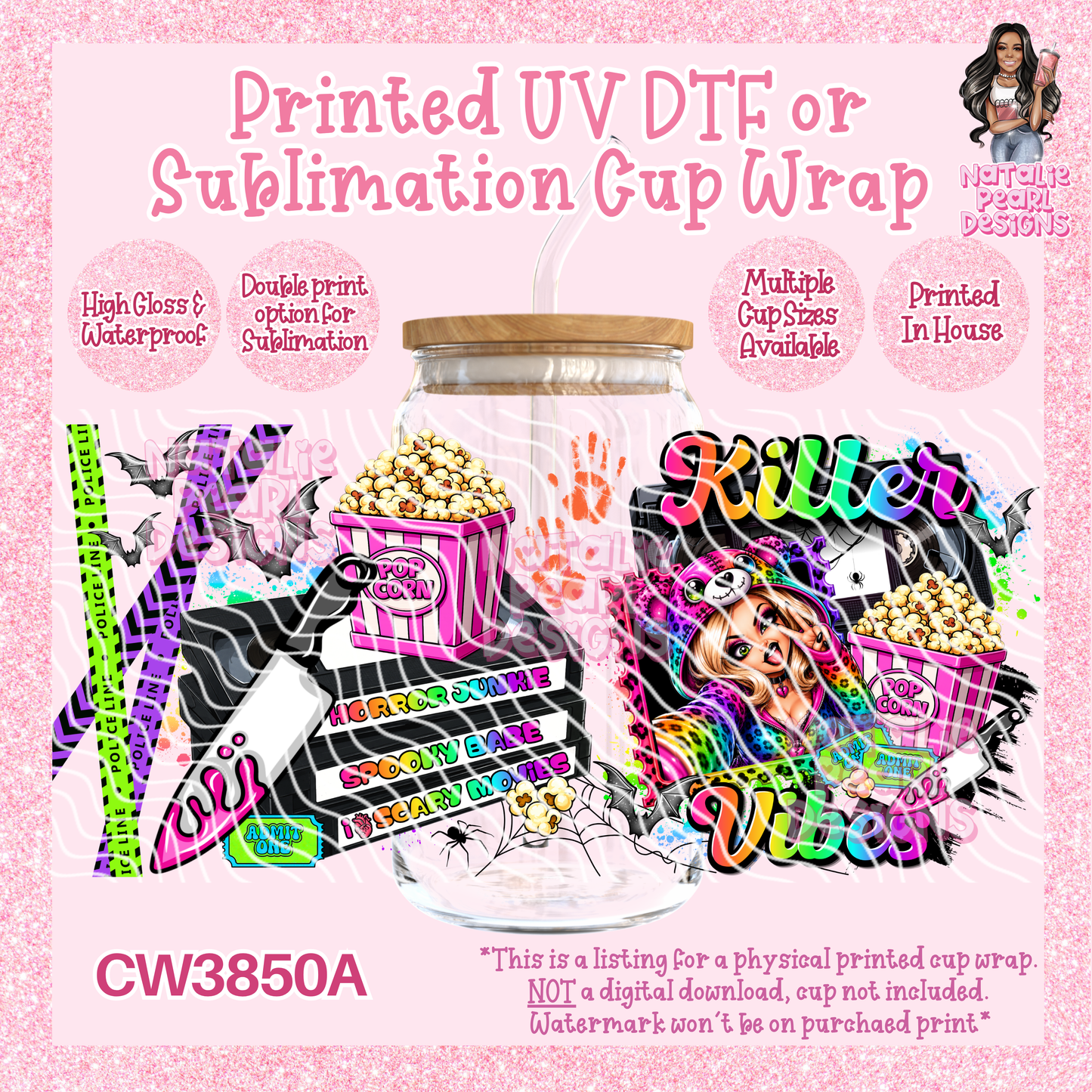 CW3850A UV DTF/SUB Cup Wraps