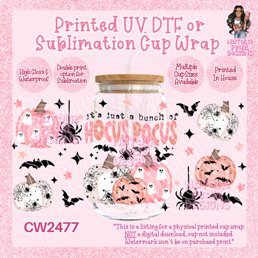 CW2477 UV DTF/SUB Cup Wraps