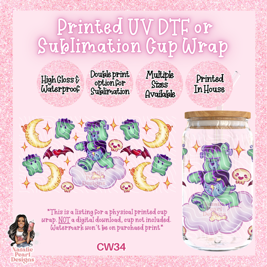 CW34 UV DTF/SUB Cup Wrap