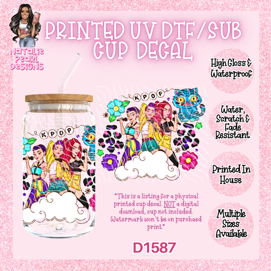 D1587 UV DTF/Sub Decal