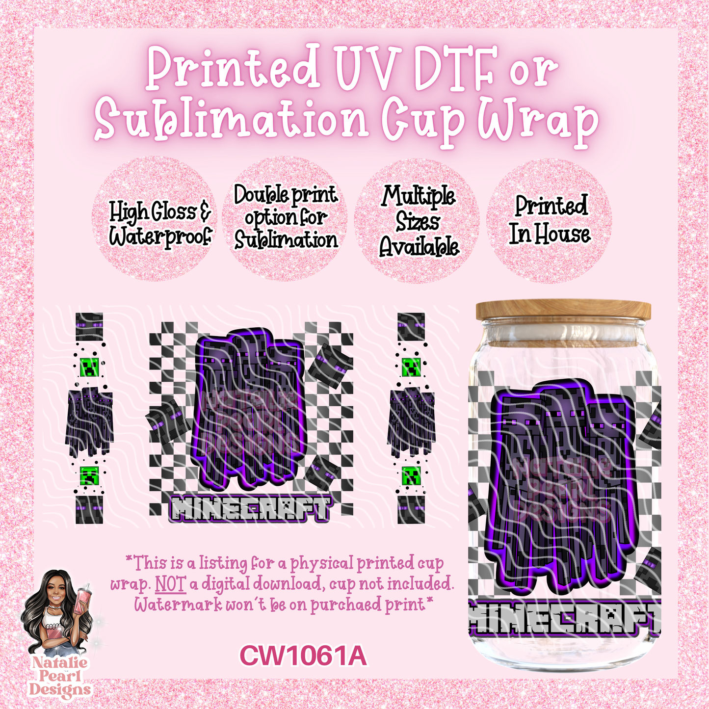 CW1061A UV DTF/SUB Cup Wrap