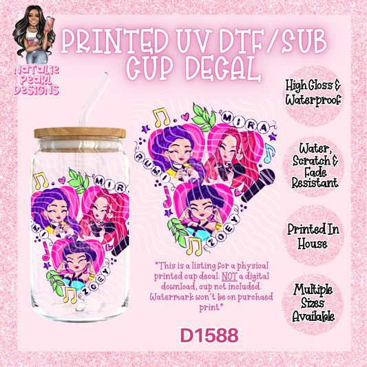 D1588 UV DTF/Sub Decal