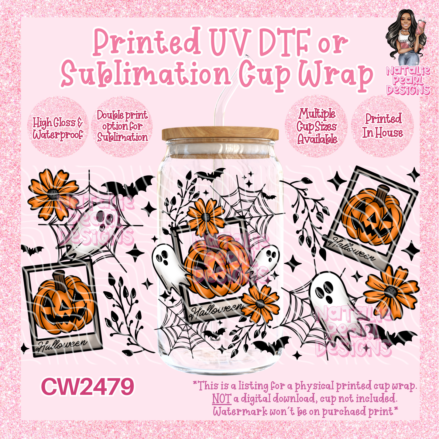 CW2479 UV DTF/SUB Cup Wraps