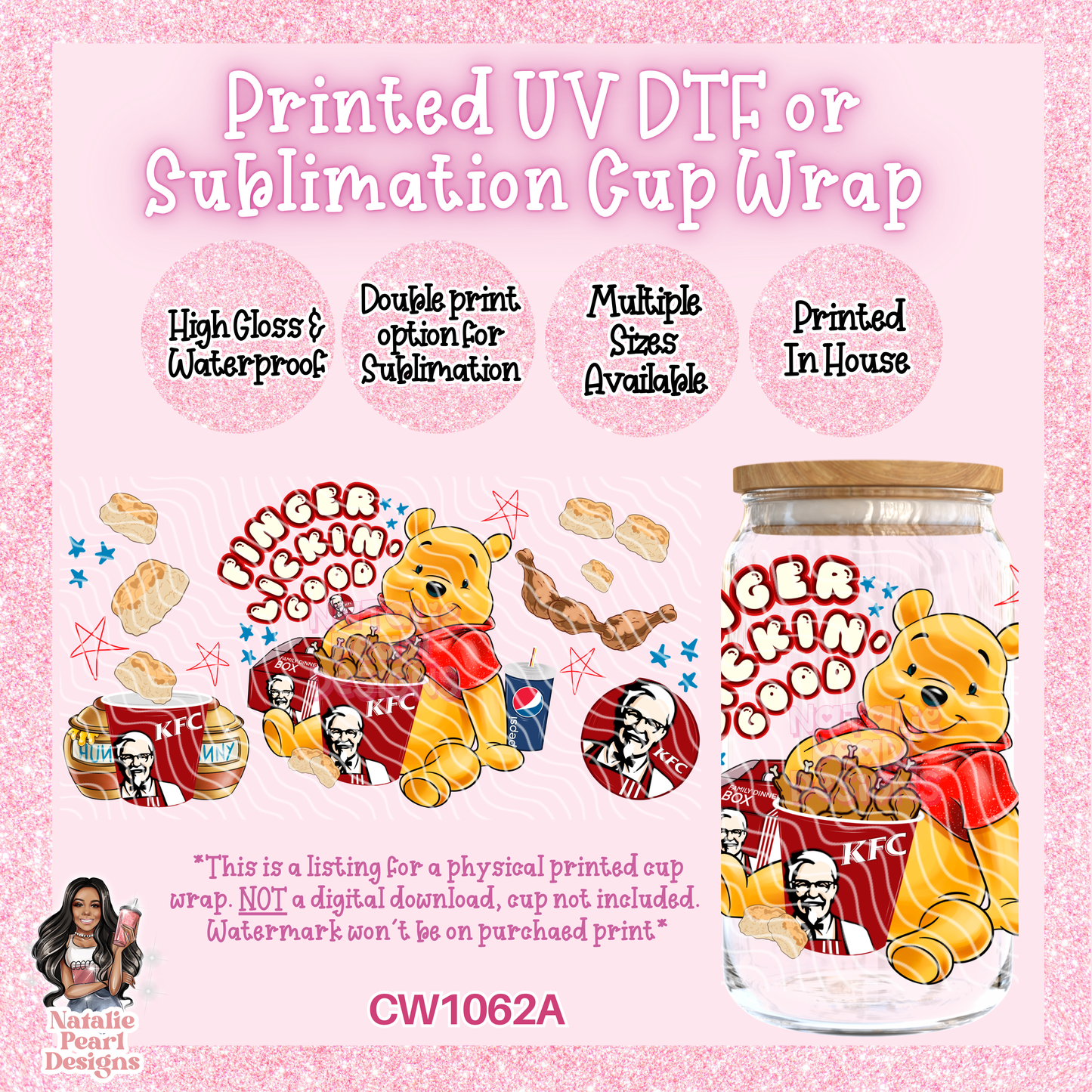 CW1062A UV DTF/SUB Cup Wrap