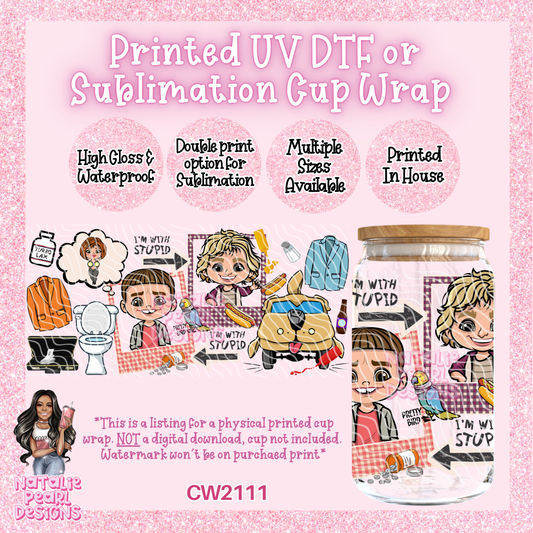 CW2111 UV DTF/SUB Cup Wraps