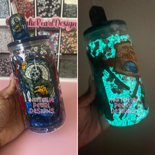 Jason Rhinestone Filled Tumbler