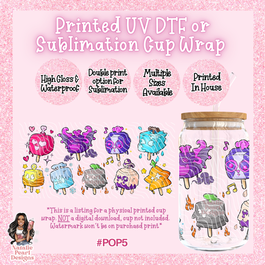 POP5 UV DTF/SUB Cup Wrap