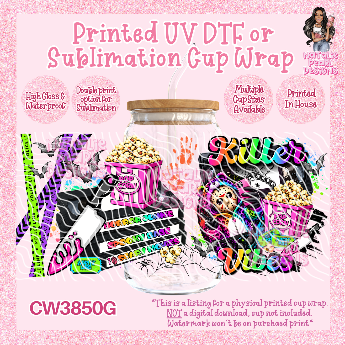 CW3850G UV DTF/SUB Cup Wraps