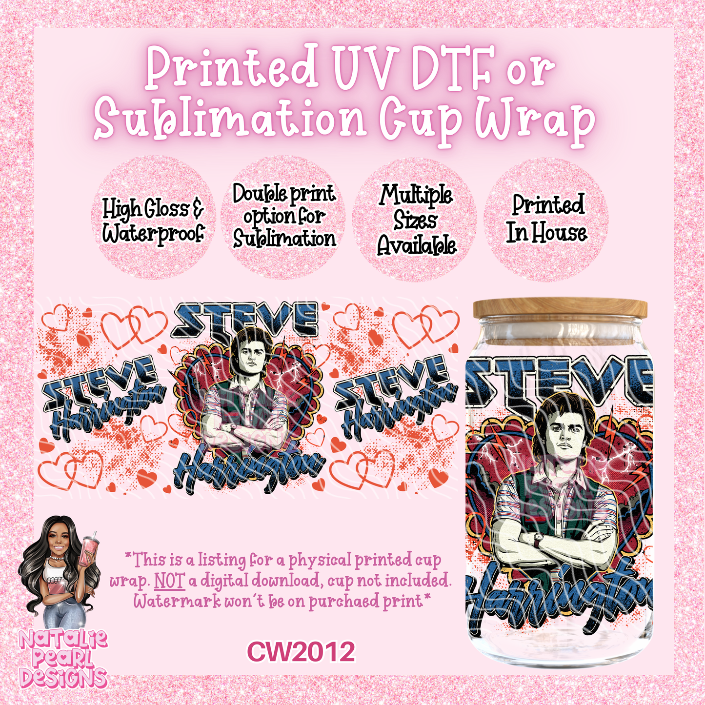 CW2012 UV DTF/SUB Cup Wraps