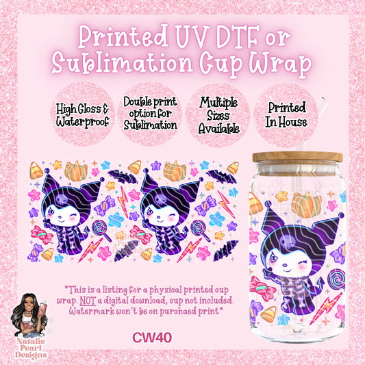 CW40 UV DTF/SUB Cup Wrap