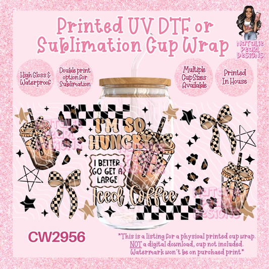 CW2956 UV DTF/SUB Cup Wraps