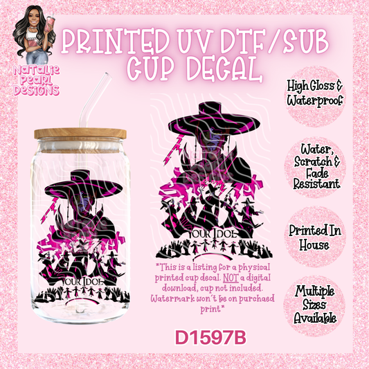 D1597B UV DTF/Sub Decal