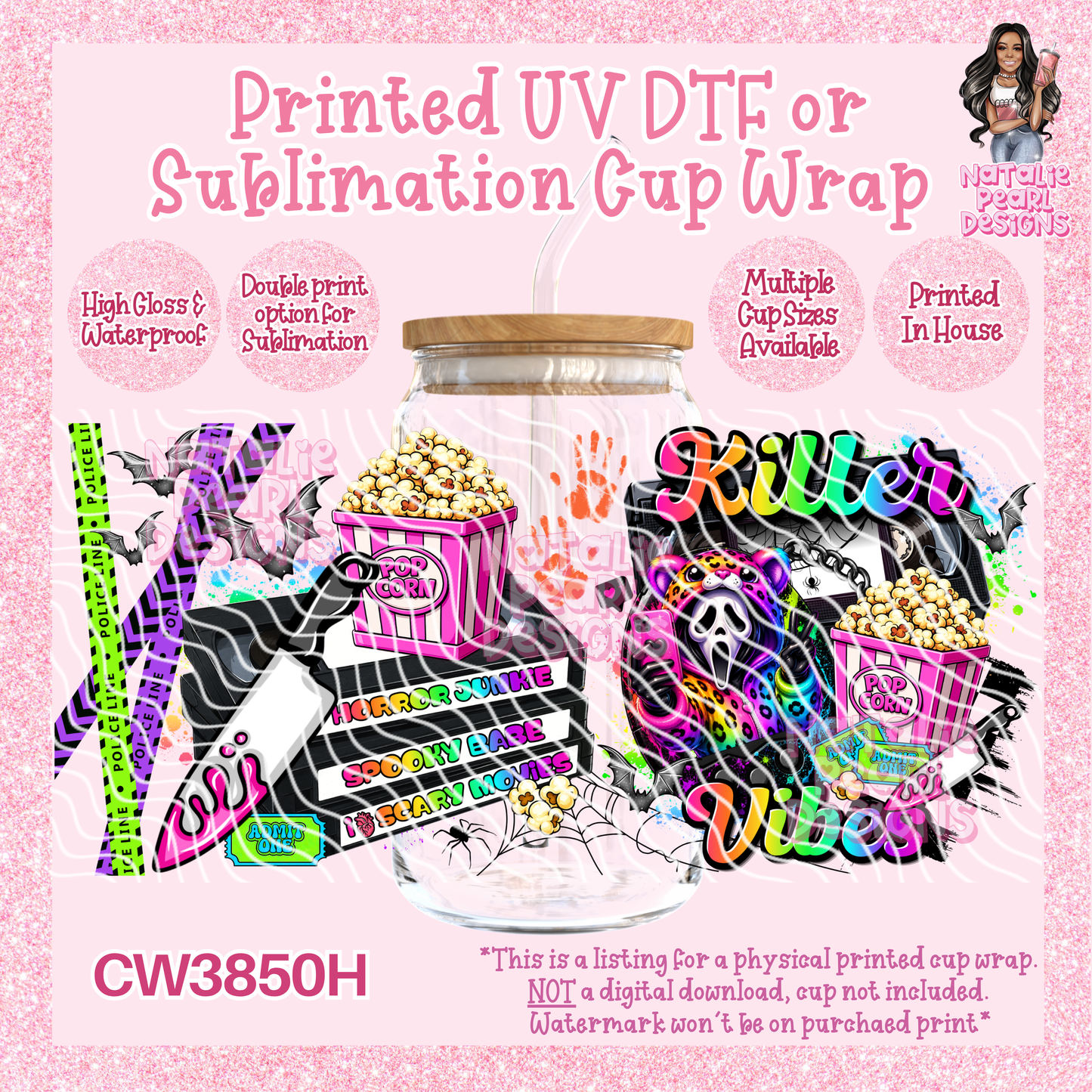 CW3850H UV DTF/SUB Cup Wraps