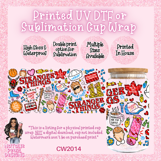 CW2014 UV DTF/SUB Cup Wraps