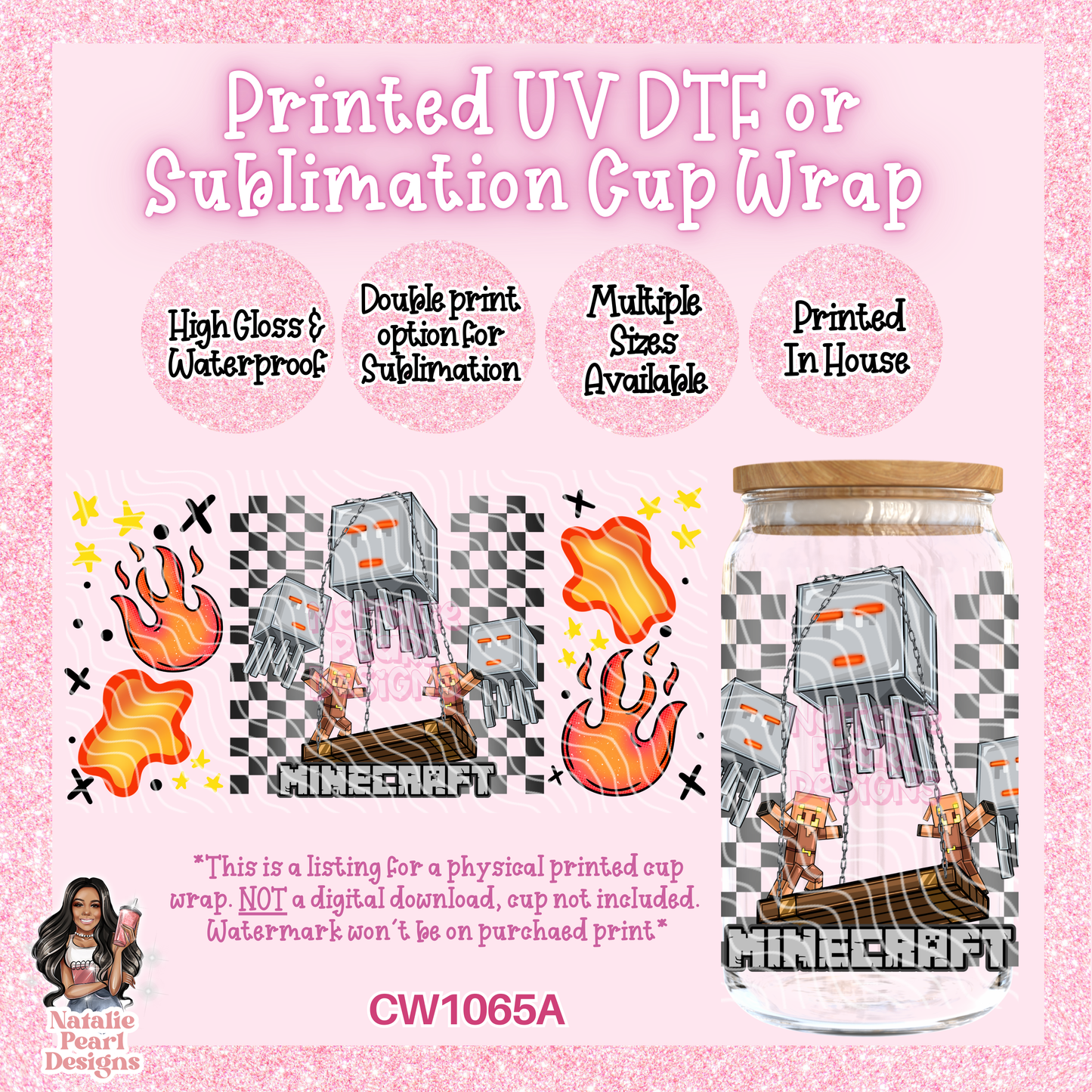 CW1065A UV DTF/SUB Cup Wrap