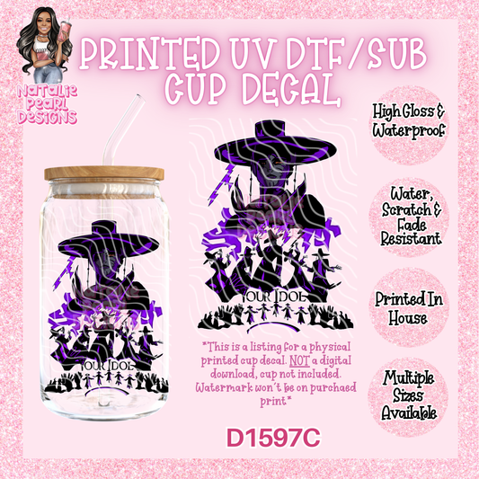 D1597C UV DTF/Sub Decal