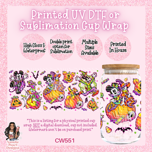 CW551 UV DTF/SUB Cup Wrap