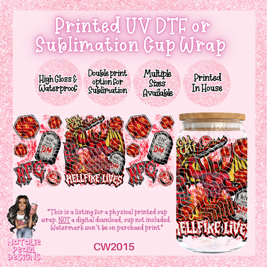 CW2015 UV DTF/SUB Cup Wraps