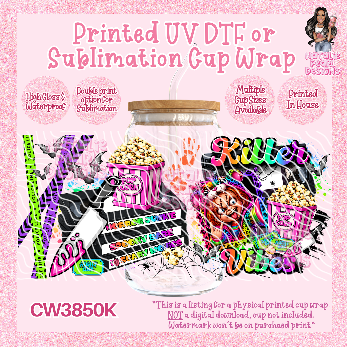CW3850K UV DTF/SUB Cup Wraps