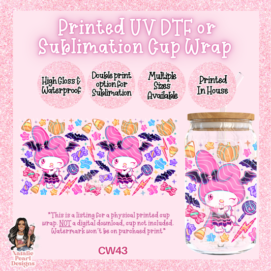 CW43 UV DTF/SUB Cup Wrap