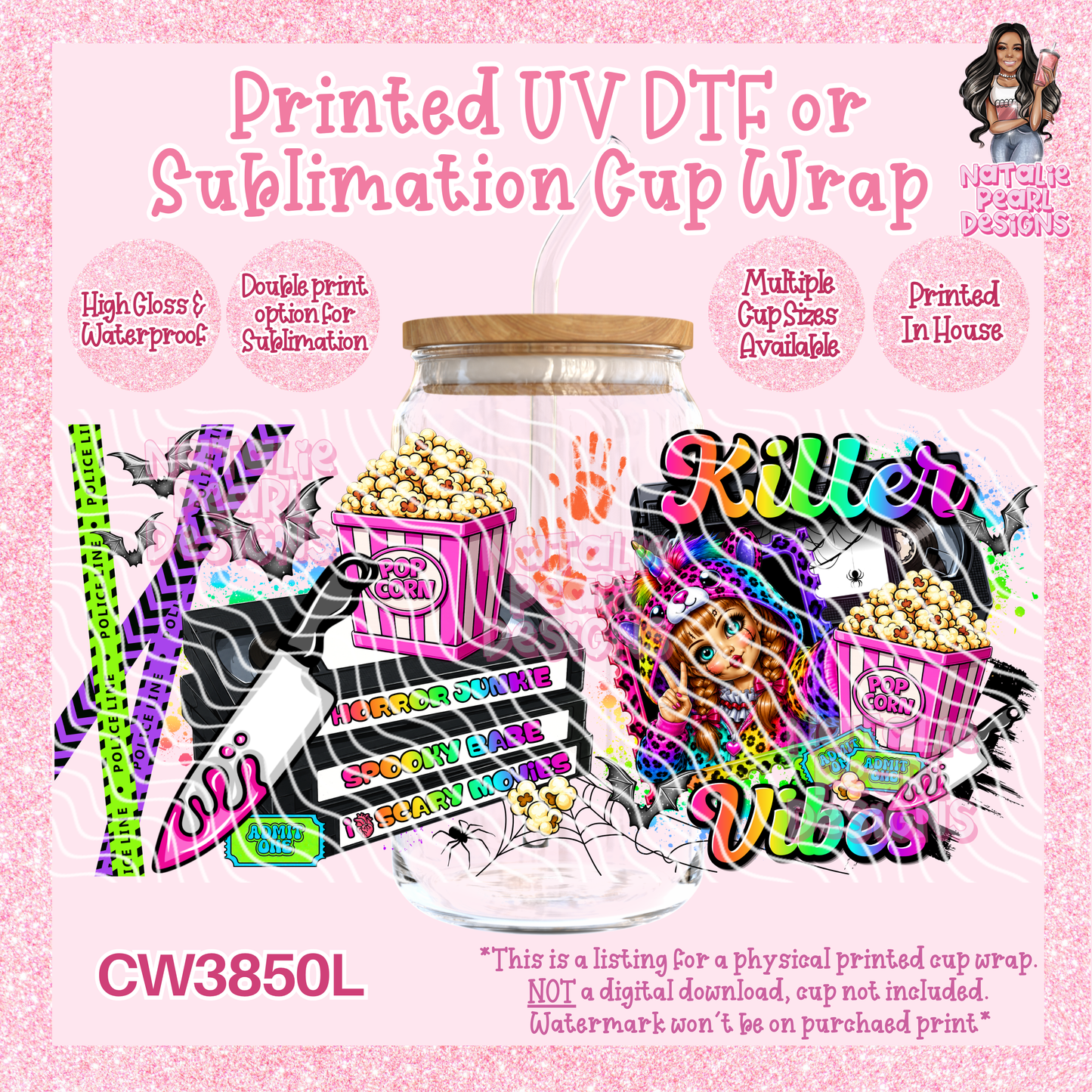 CW3850L UV DTF/SUB Cup Wraps