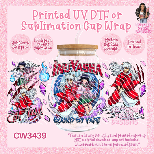 CW3439 UV DTF/SUB Cup Wraps