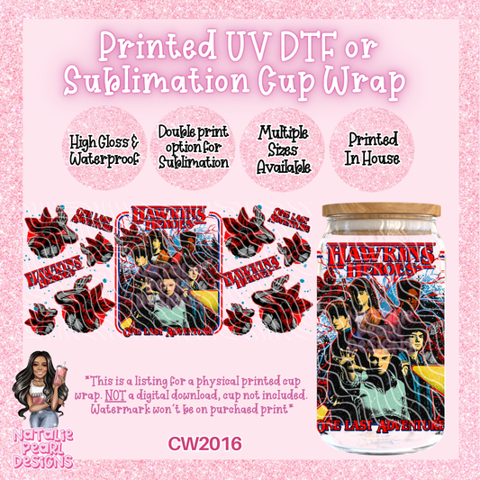 CW2016 UV DTF/SUB Cup Wraps