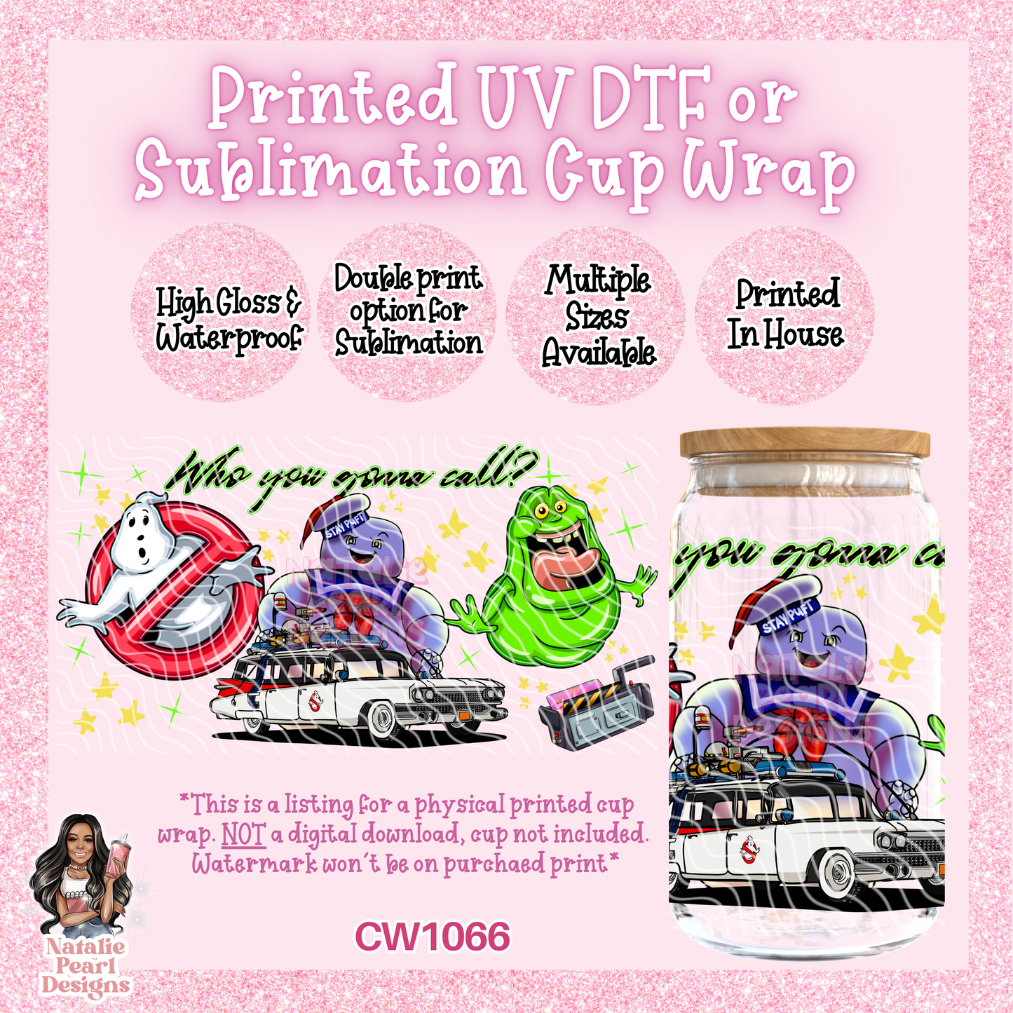 CW1066 UV DTF/SUB Cup Wrap